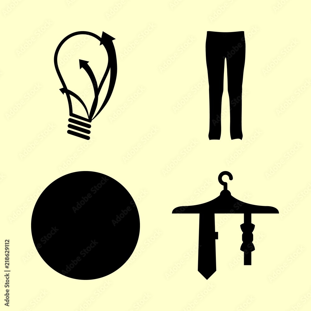 human icons set. concept, background, wear and new graphic works human icons set. concept, background, wear and new graphic works