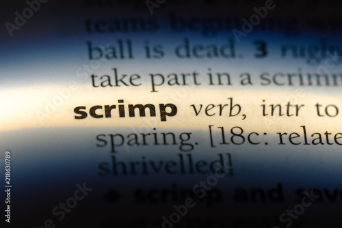 scrimp photo