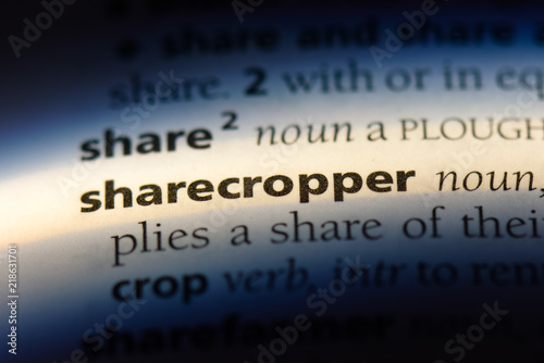 sharecropper photo
