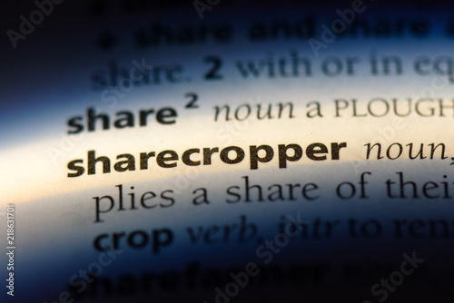 sharecropper