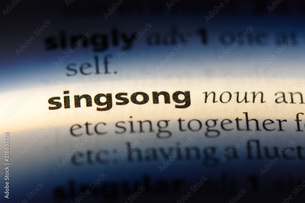 singsong singsong