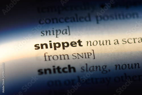 snippet