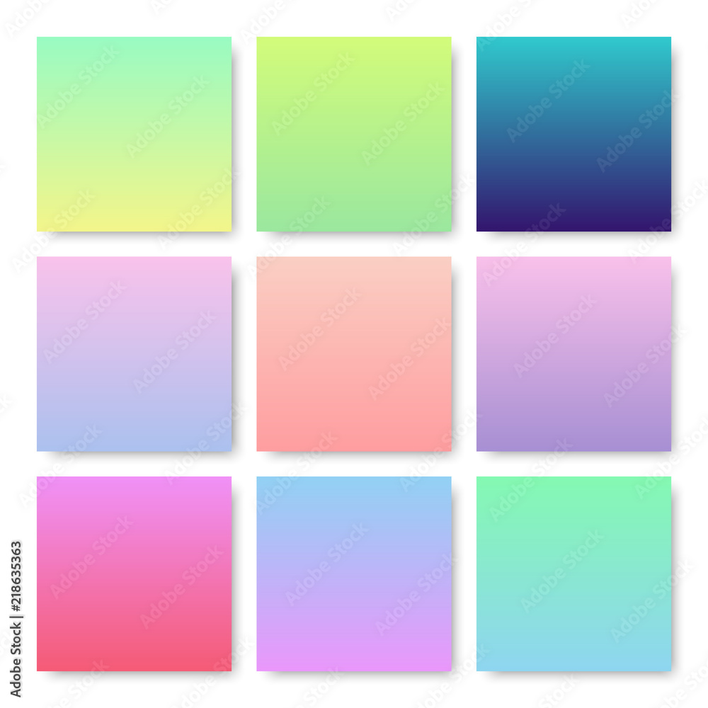 set color gradient bachground