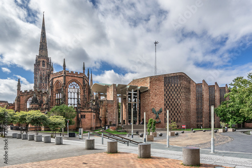 Coventry Cathedral in Warwickshire Engalnd photo