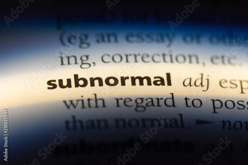 subnormal