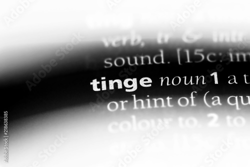 tinge