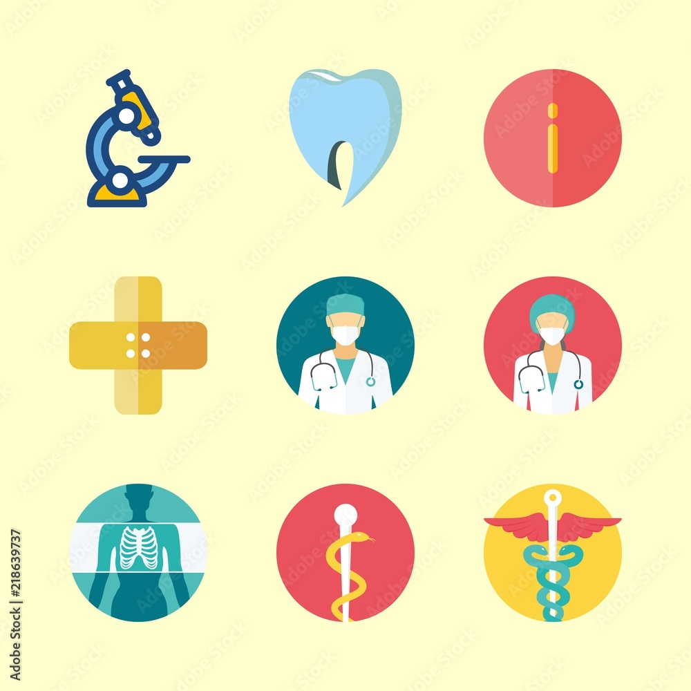 hospital icons set. caucasian, trauma, chest and chemical graphic works hospital icons set. caucasian, trauma, chest and chemical graphic works