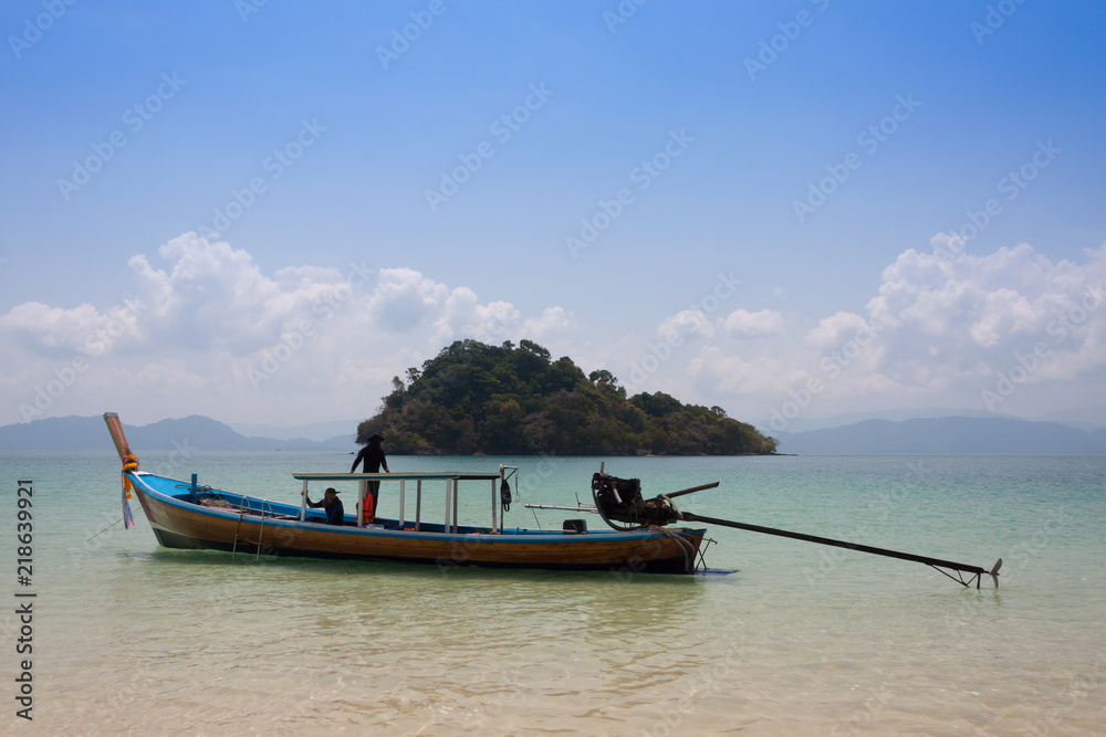 Traditional Thai boats on the beach. Thailand Traditional Thai boats on the beach. Thailand