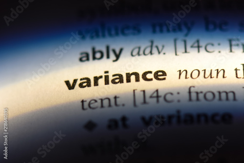 Fotografie variance