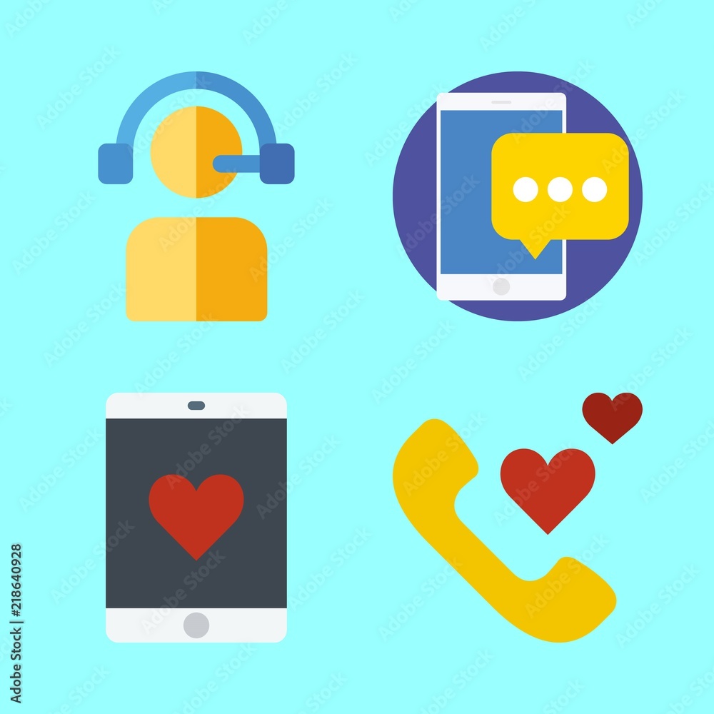telephone icons set. receptionist, horizontal, cafe and hold graphic works telephone icons set. receptionist, horizontal, cafe and hold graphic works