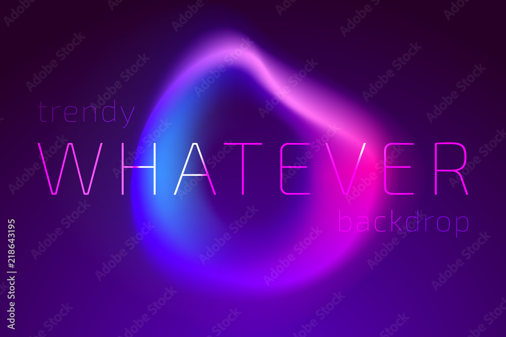 Trendy Colorful Fluid Gradient Shape Background with Place fo Text. Backdrop for Banner, Poster, Cover, Flyer, Presentation, Advertising, Intitational Card, Website and Mobile Usage