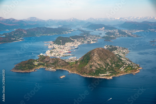 Ålesund from the air.