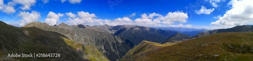 Mountains ridge and peeks - amazing panorama landscape