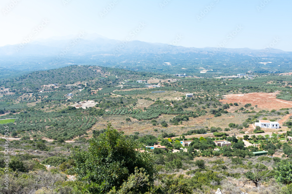 Crete. Mountain valley view