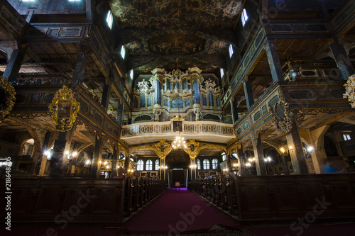 Interior of the Peace Church in Swidnica in Poland © Lidia_Lo