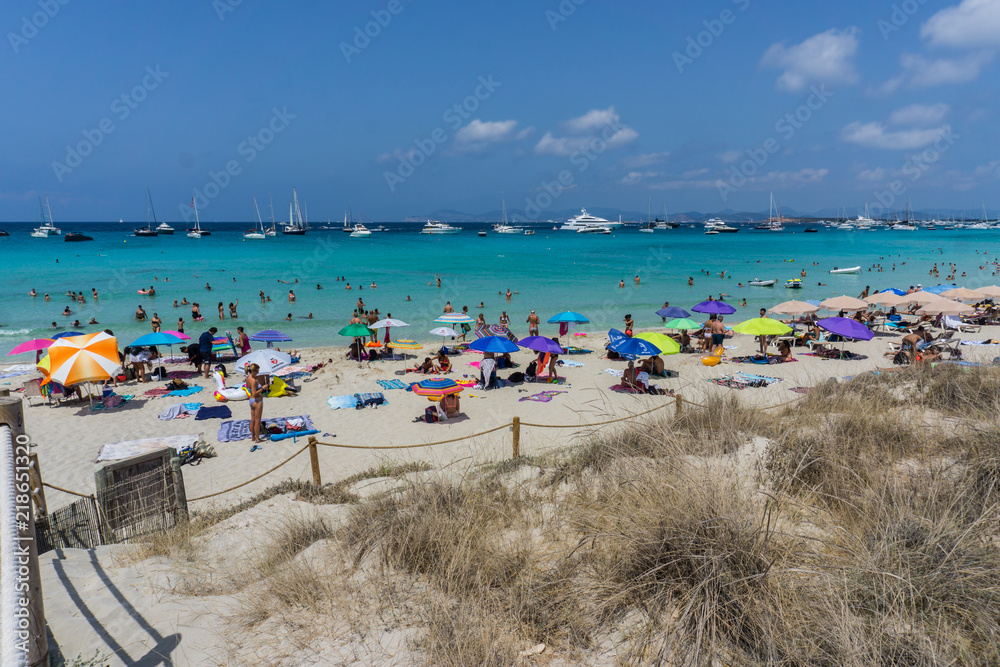 Illetes beach Formentera
