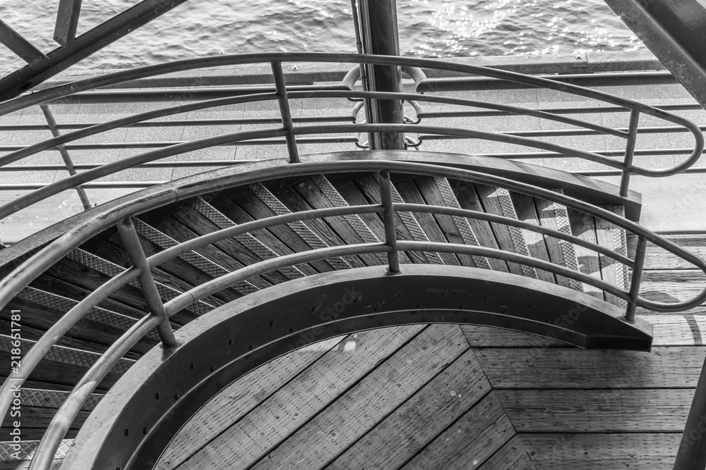 Fototapeta premium Curving Stairs From Above 6