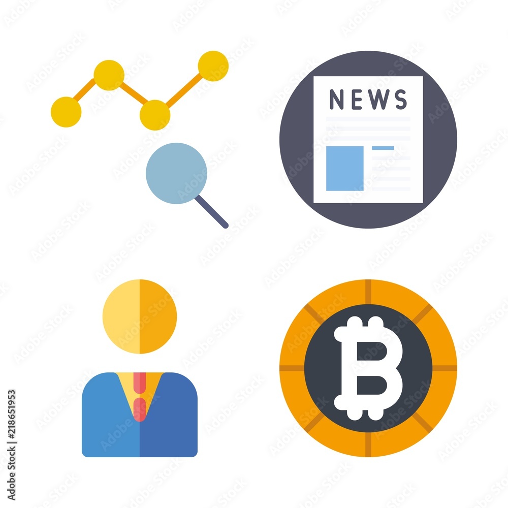 4 finance icons set 4 finance icons set