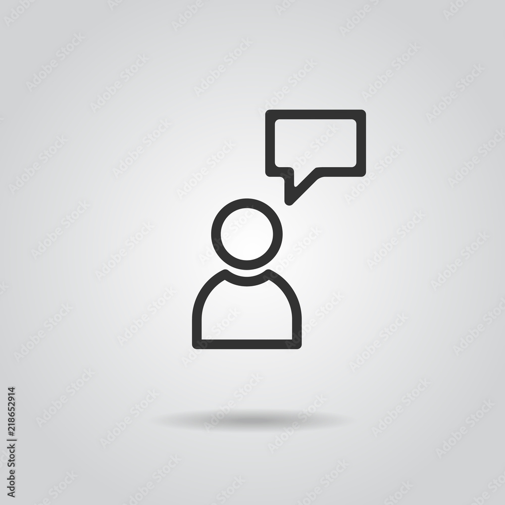 people talking icon