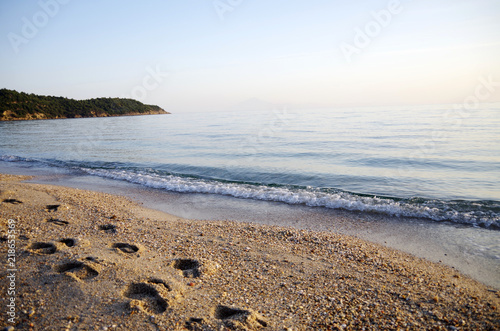 Footsteps By The Sea