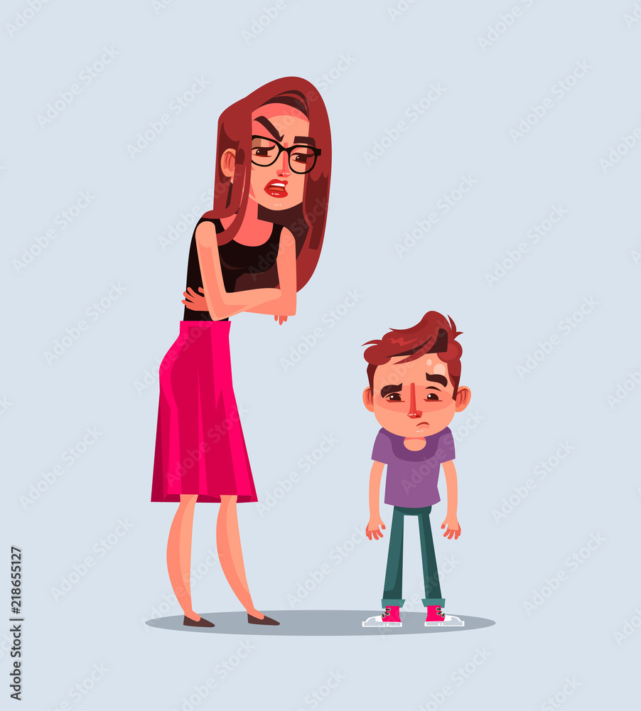 351 Angry Mom Comic Images, Stock Photos, 3D objects, & Vectors