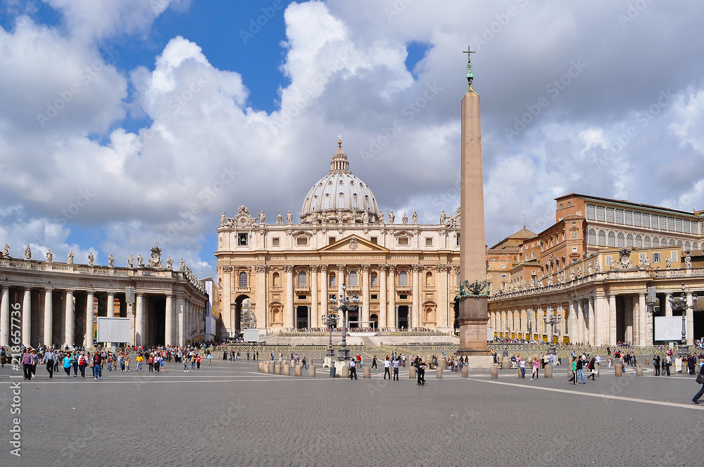 St. Peter's square, Rome, Italy