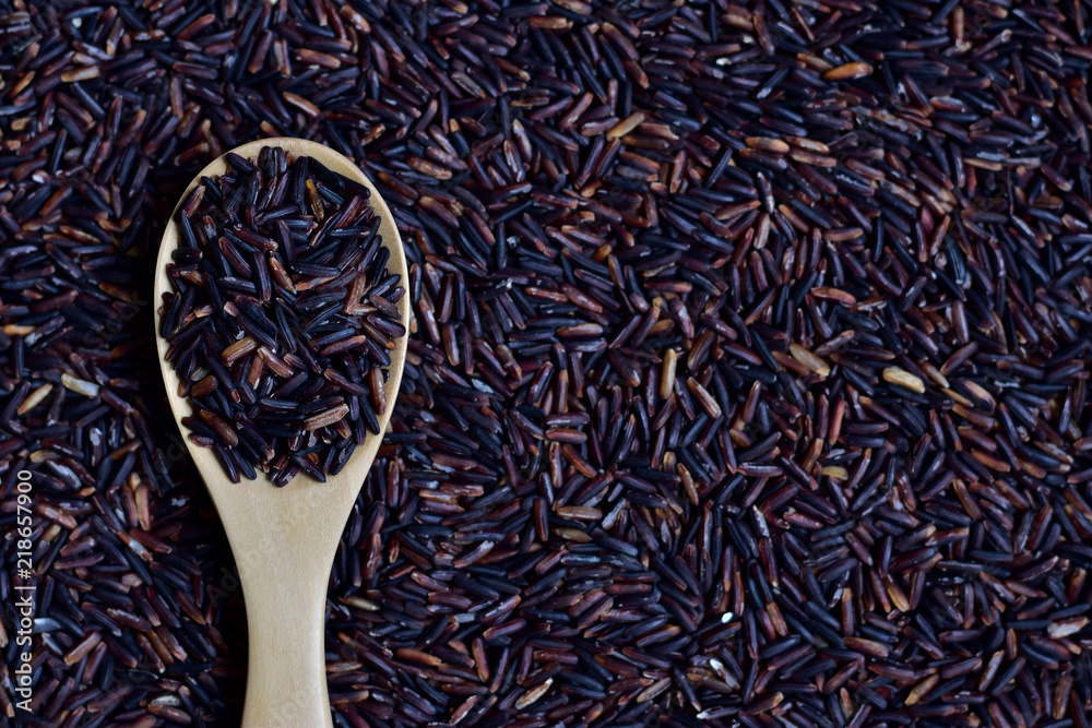 Riceberry (rice berry) which is a registered rice variety from Thailand