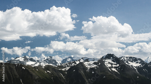 Mountains in a cloudy day © ezgode