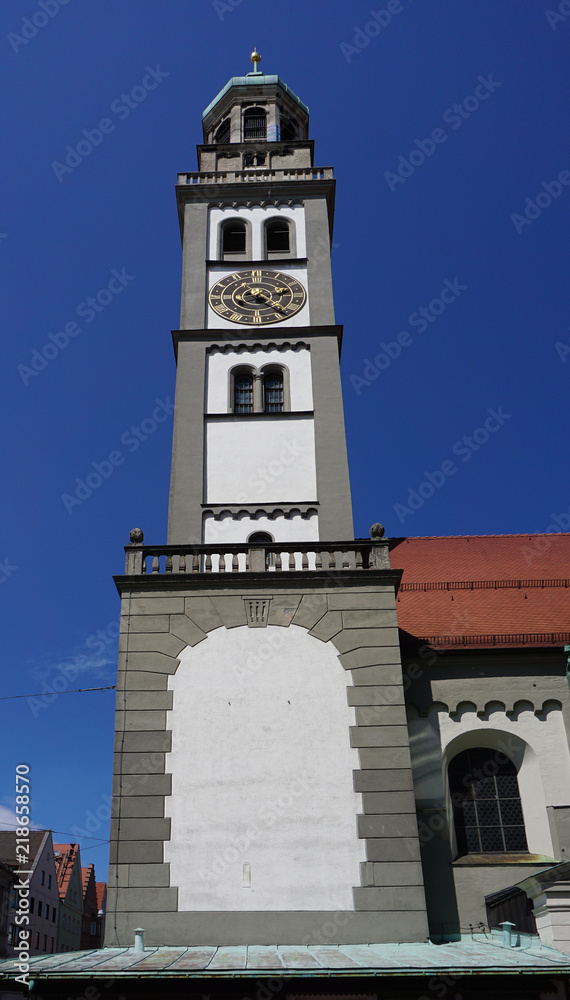 Obraz premium Perlachturm in Augsburg, Bayern, Deutschland