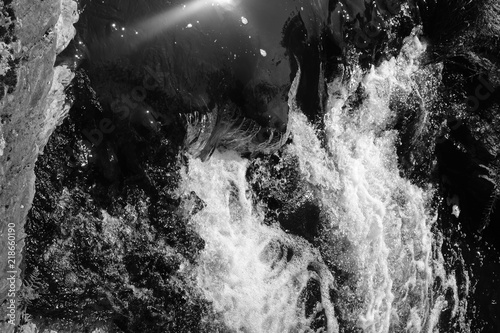 Wasserfall Detail Sieg Schladern © darknightsky