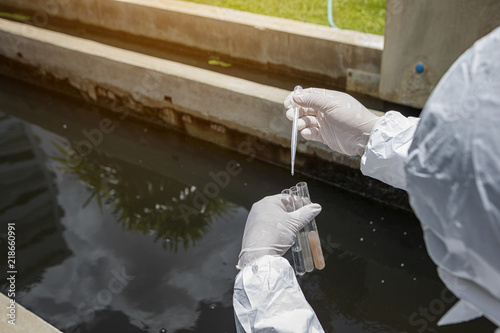 Scientists are examining the quality of waste water treatment systems to control chemicals before releasing water to the environment.