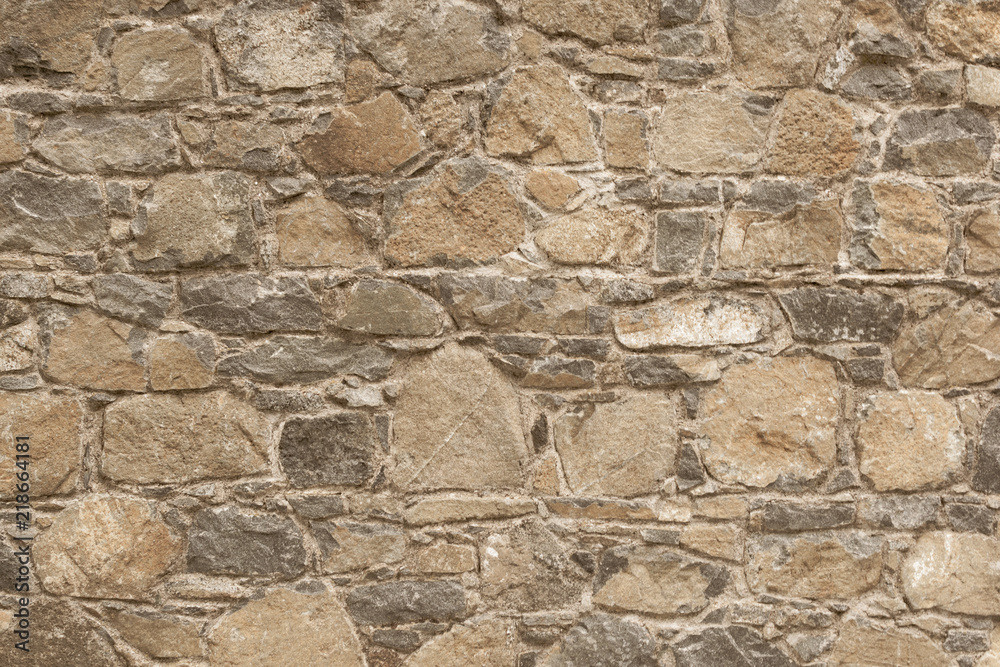 Brown stone wall, background, texture Brown stone wall, background, texture