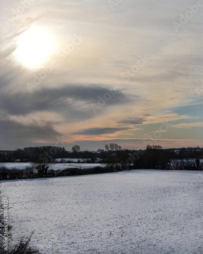 Countryside in winter