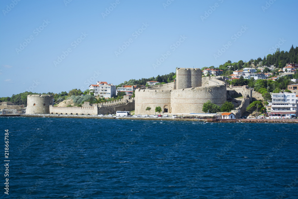 Kilitbahir Castle (Kilitbahir Kalesi) a fortress on the west side of the Dardanelles, opposite the city of Çanakkale. The castle was constructed by Fatih Sultan Mehmet in 1463 to control the straits.