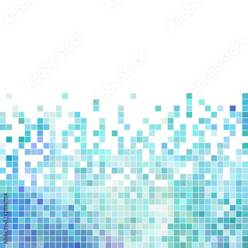 abstract vector square pixel mosaic background