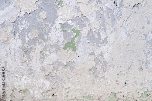 Old concrete wall with rust and cracks © Николай Батаев