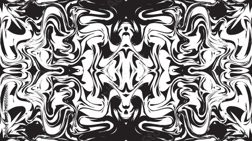 Fototapeta Color chaotic pattern in a futuristic style