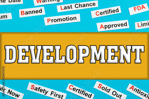 Development Tag cloud Logo banner
