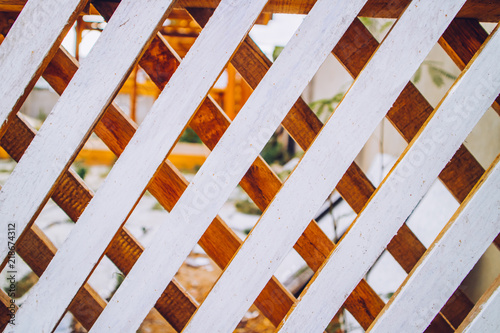 Wooden texture of fence background