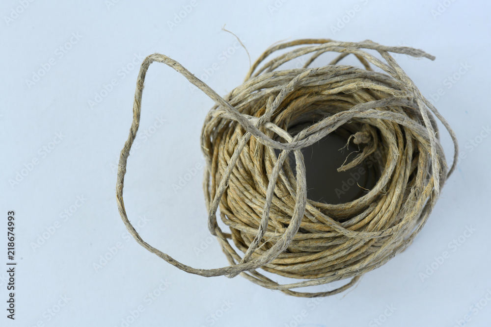 Ball of string, hemp rope Ball of string, hemp rope