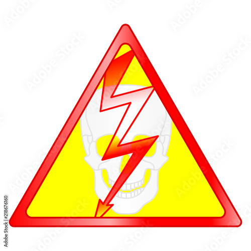Hazard sign illustration
