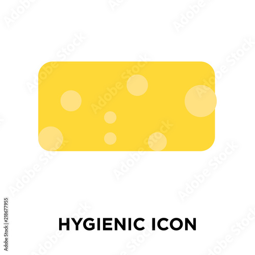 Hygienic icon vector isolated on white background, Hygienic sign