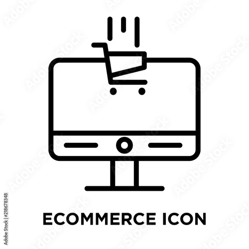 ecommerce icons isolated on white background. Modern and editable ecommerce icon. Simple icon vector illustration.
