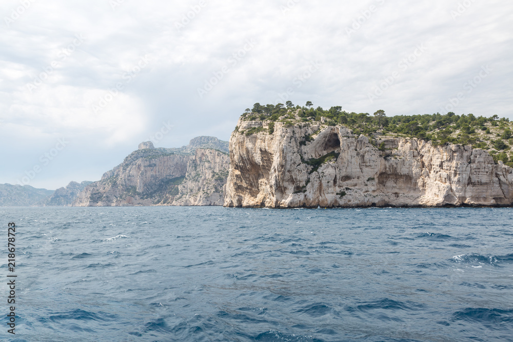 Profile of the calanques near Cassis
