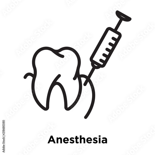 anesthesia icons isolated on white background. Modern and editable anesthesia icon. Simple icon vector illustration.