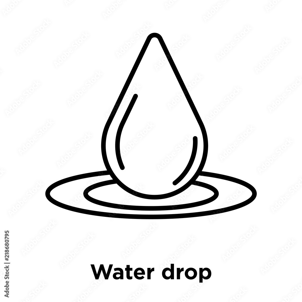 water drop icon isolated on white background. Simple and editable water drop icons. Modern icon vector illustration. water drop icon isolated on white background. Simple and editable water drop icons. Modern icon vector illustration.