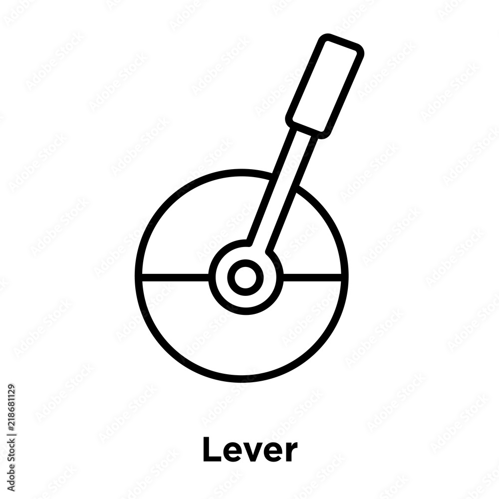 lever icon isolated on white background. Simple and editable lever icons. Modern icon vector illustration. lever icon isolated on white background. Simple and editable lever icons. Modern icon vector illustration.