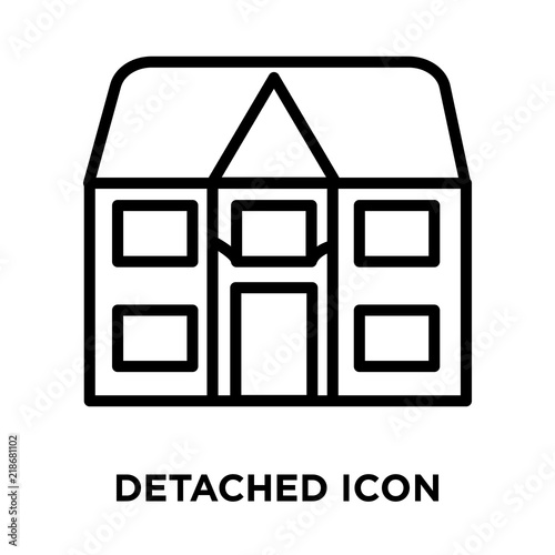 detached icons isolated on white background. Modern and editable detached icon. Simple icon vector illustration.