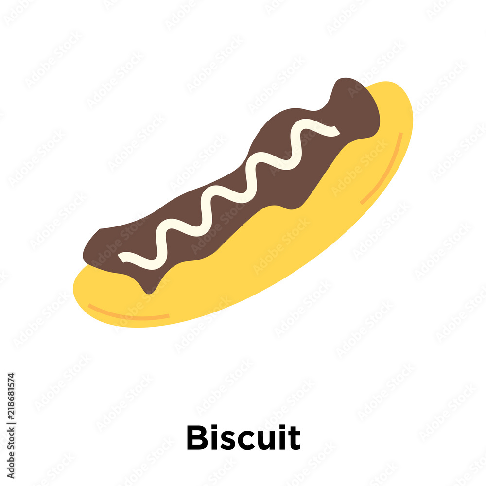 Biscuit icon vector isolated on white background, Biscuit sign Biscuit icon vector isolated on white background, Biscuit sign