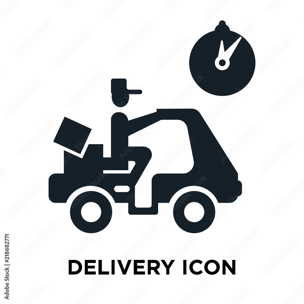 delivery icon on white background. Modern icons vector illustration. Trendy delivery icons delivery icon on white background. Modern icons vector illustration. Trendy delivery icons